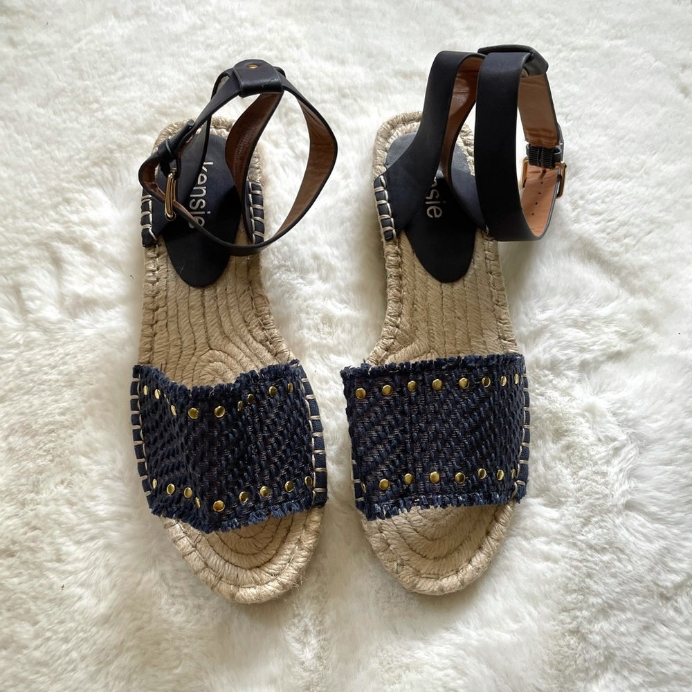 Kensie Navy Blue Espadrille Sandals